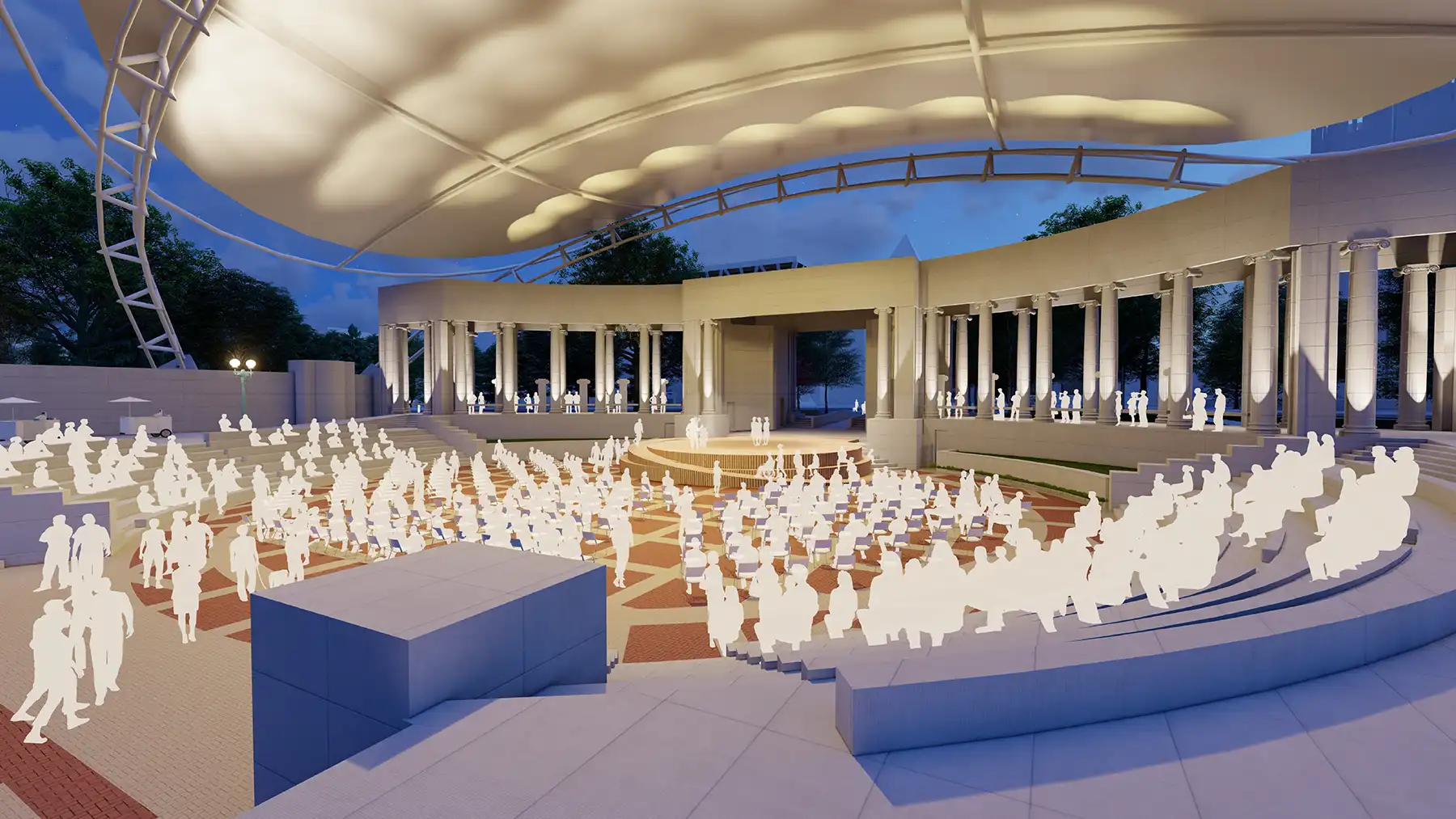 2021-09-23_Public Presentation Labeled Plans8 Rendering of Greek Theater improvements